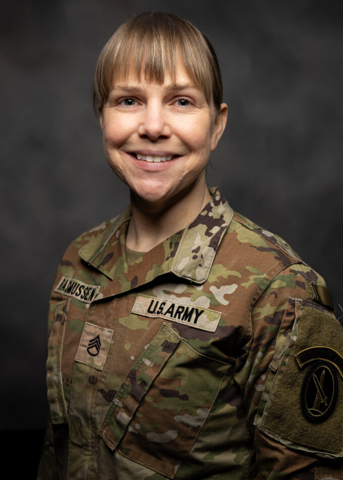 SSG Samantha Rasmussen, logistics