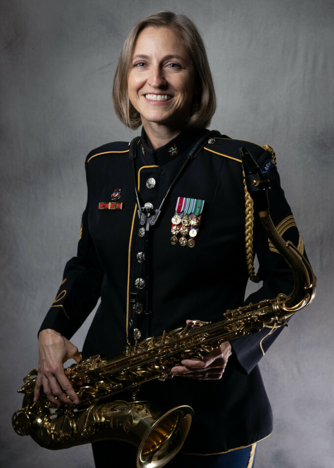 MSG Michelle Acton, saxophone
