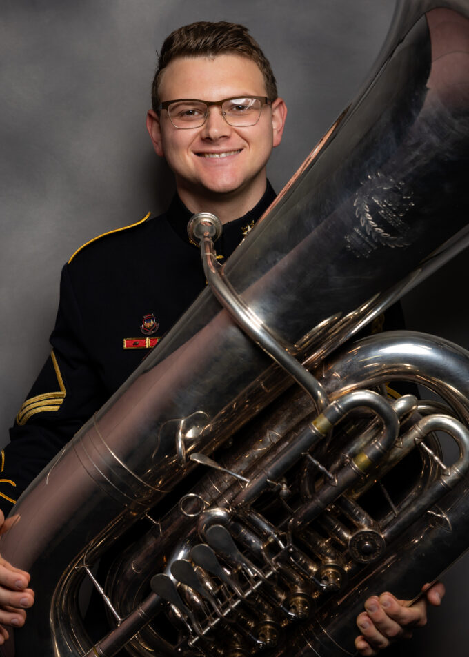 SSG Brandon Benson, tuba