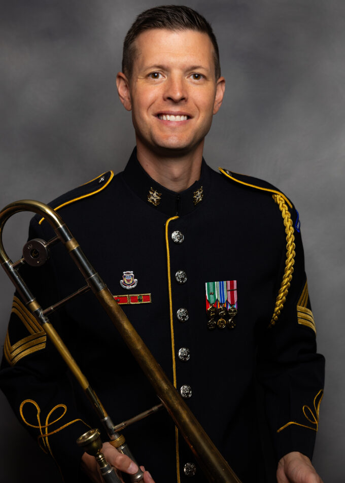 MSG Luke Brimhall, trombone