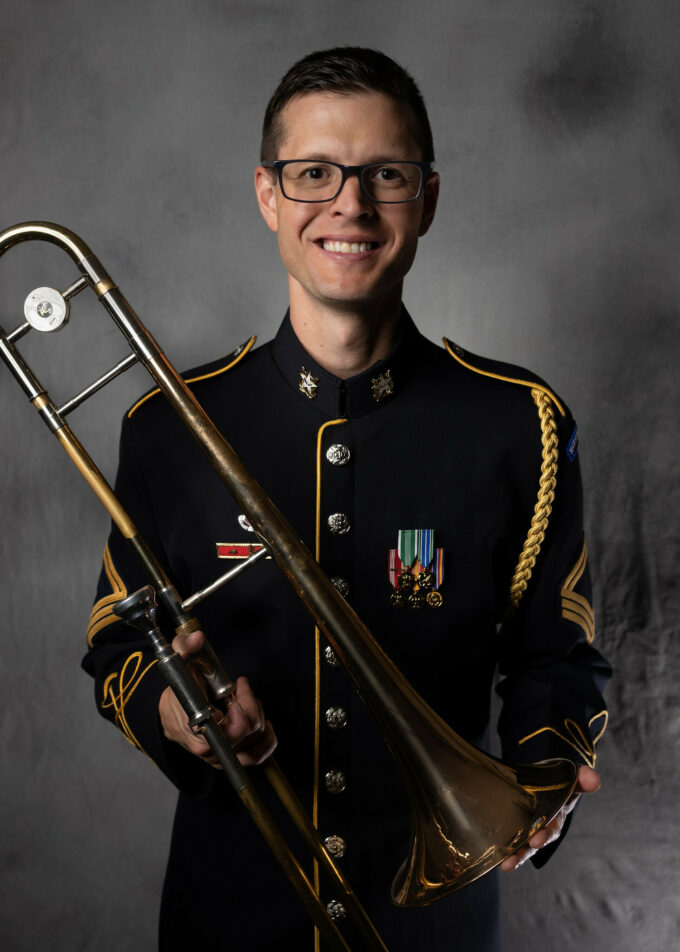 SFC Luke Brimhall, trombone