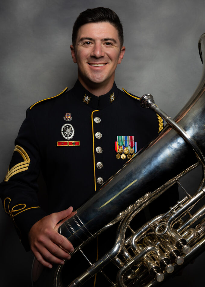 SFC Andrew Dougherty, tuba