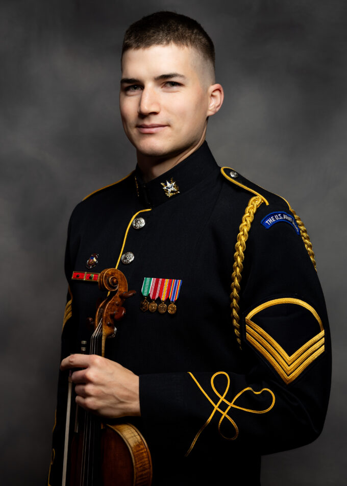 SSG Charles Gleason, violin