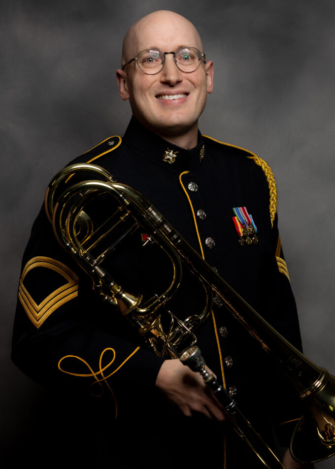 SFC Kyle Gordon, bass trombone
