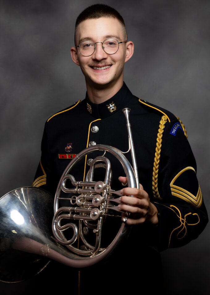 SSG Liam McConlogue, french horn