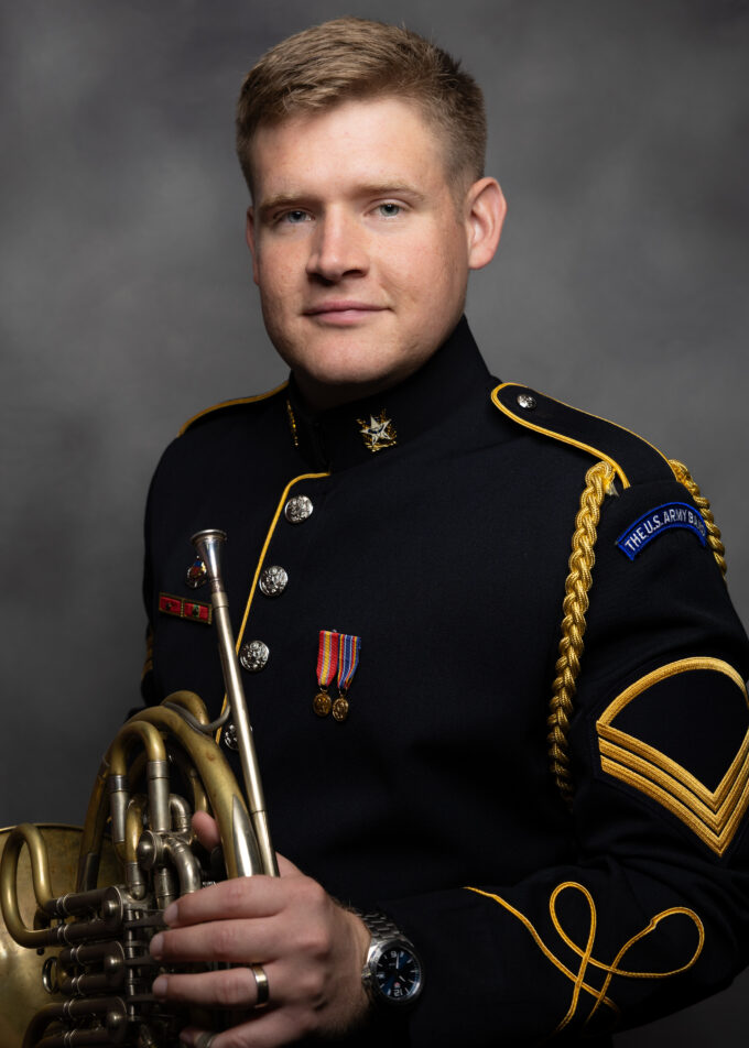 SSG Emerson Miller, french horn