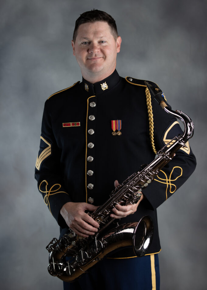 SSG Clay Pritchard, saxophone