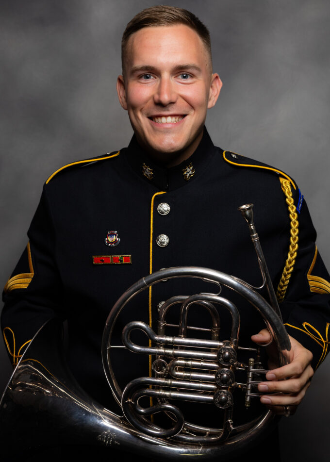 SSG Anthony Parrish, french horn