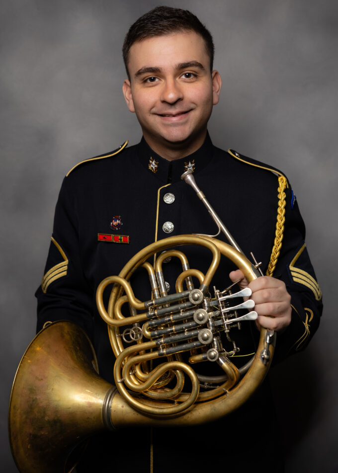 SSG Benjamin Ruiz, french horn