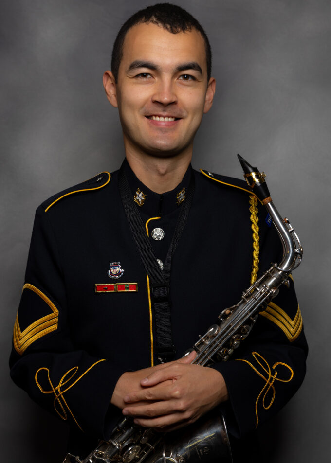 SSG Kash Sewell, saxophone