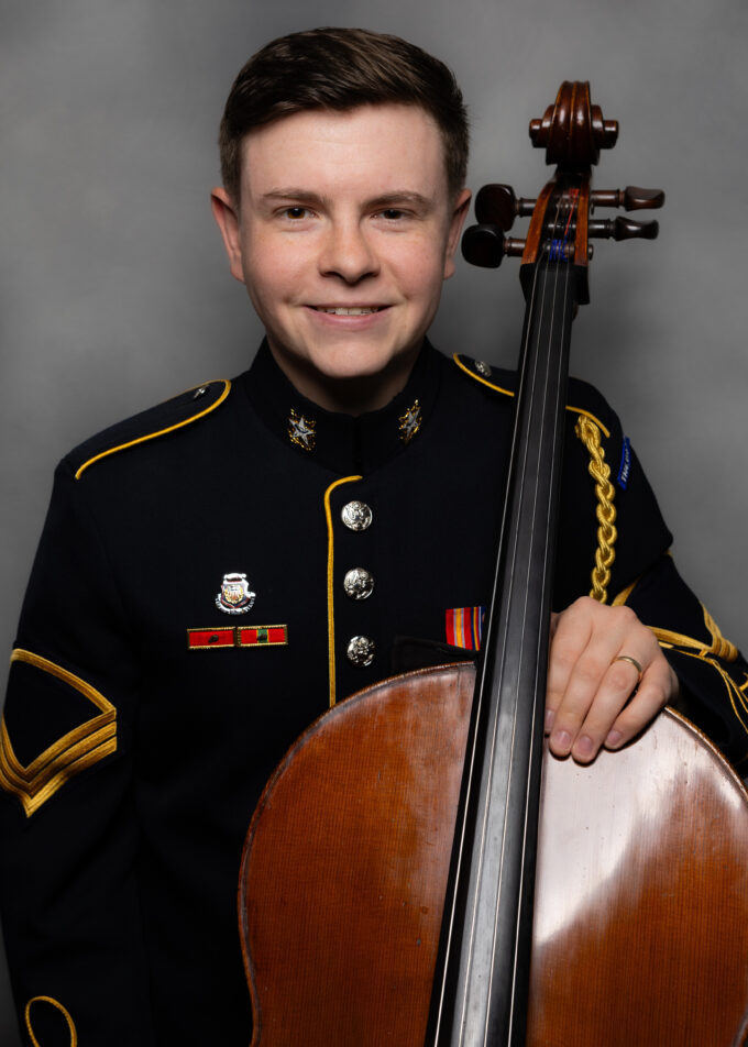 SSG James Hettinga, cello