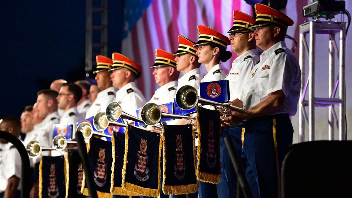 The U.S. Army Herald Trumpets