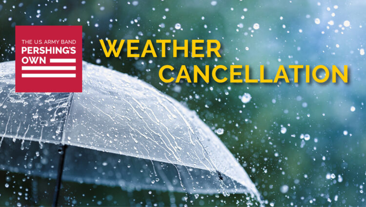 WEATHER CANCELLATION - Concert at the Capitol